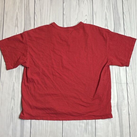 American Eagle 1977 Red Super Soft Boxy Tshirt Medium - Picture 6 of 6
